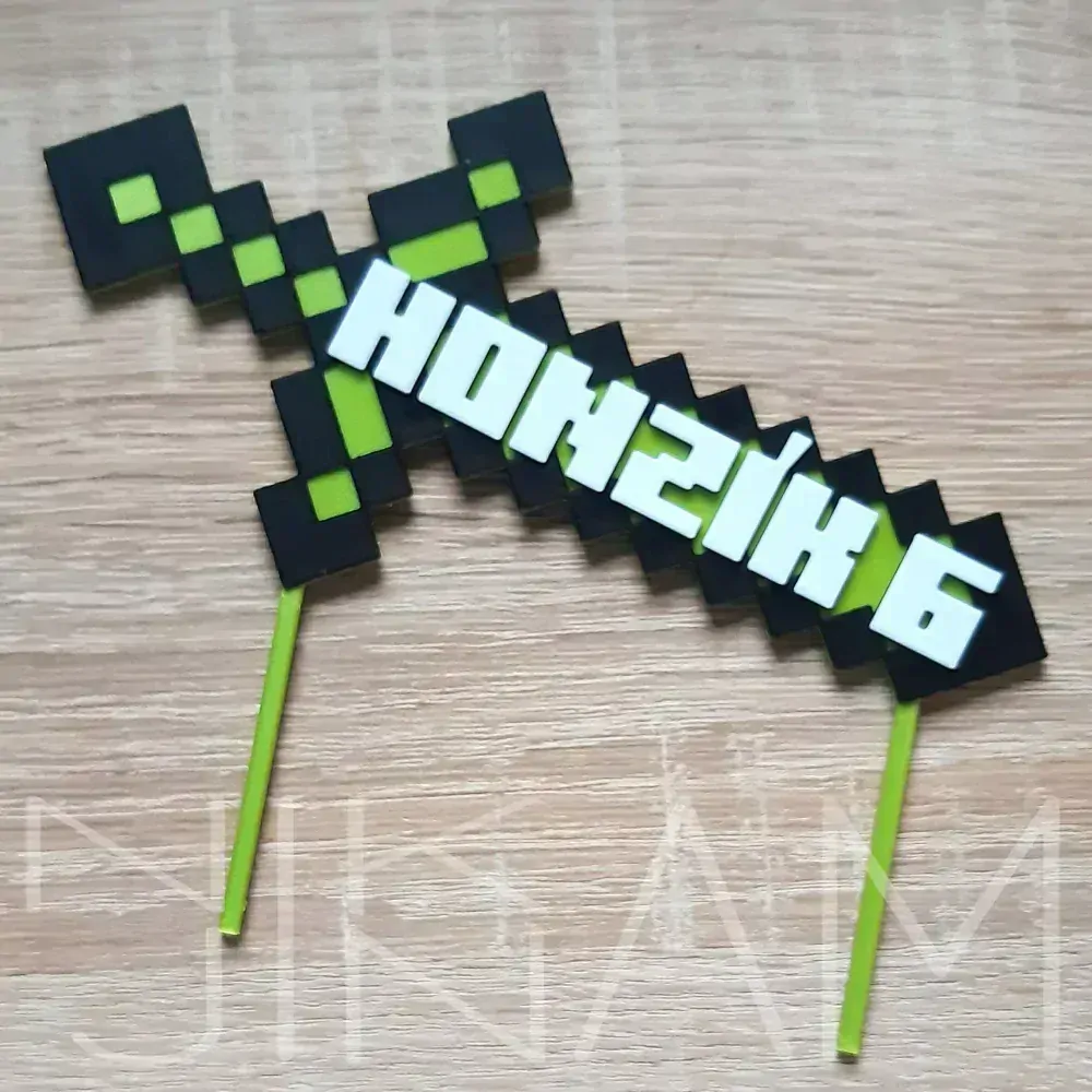 Pixelový meč se jménem